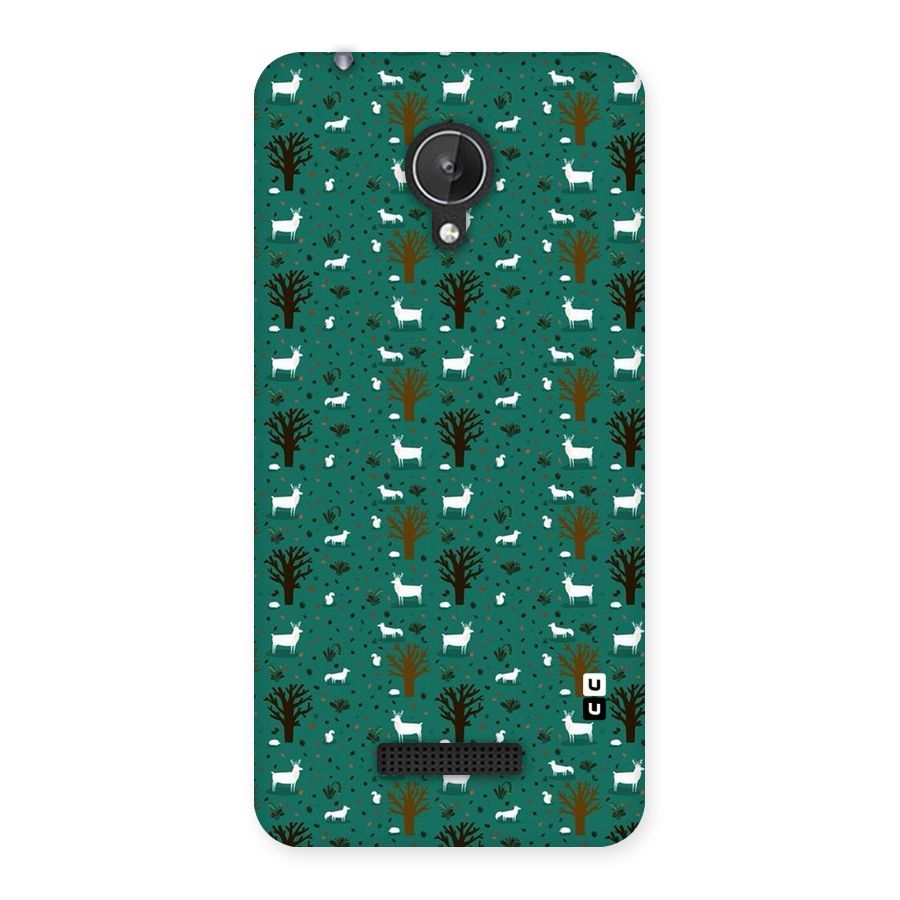 Animal Grass Pattern Back Case for Micromax Canvas Spark Q380