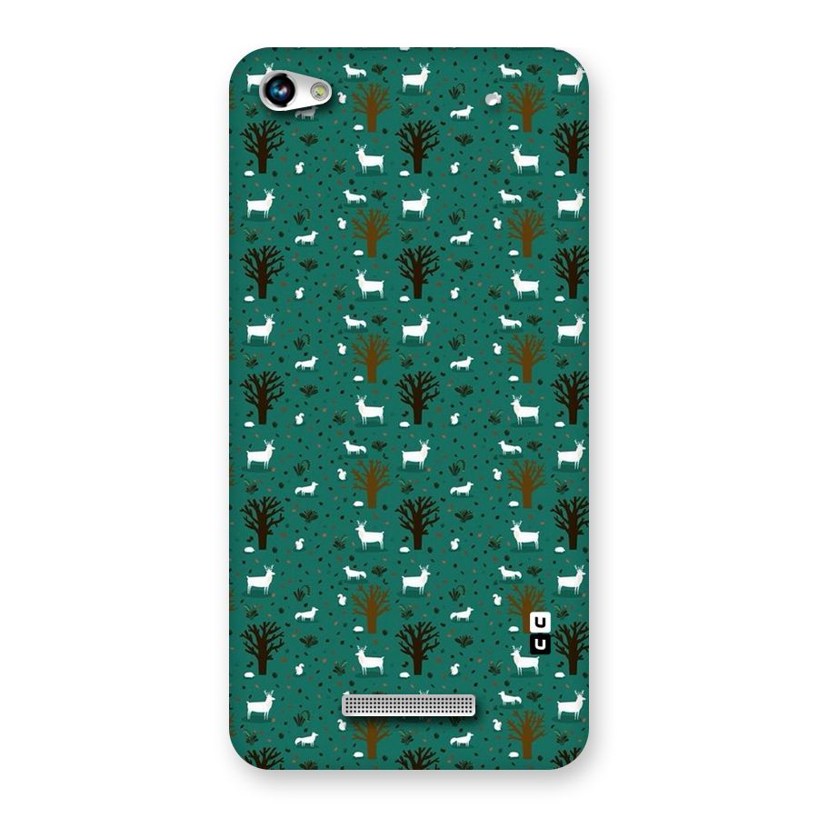 Animal Grass Pattern Back Case for Micromax Hue 2