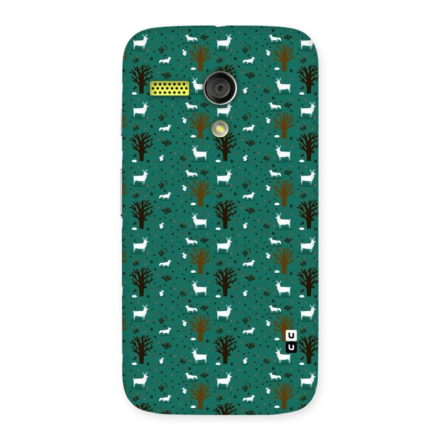 Animal Grass Pattern Back Case for Moto G