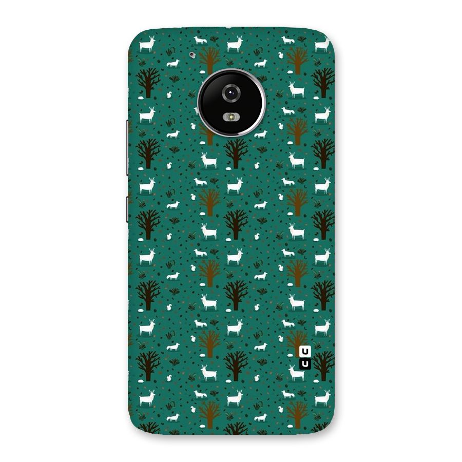 Animal Grass Pattern Back Case for Moto G5