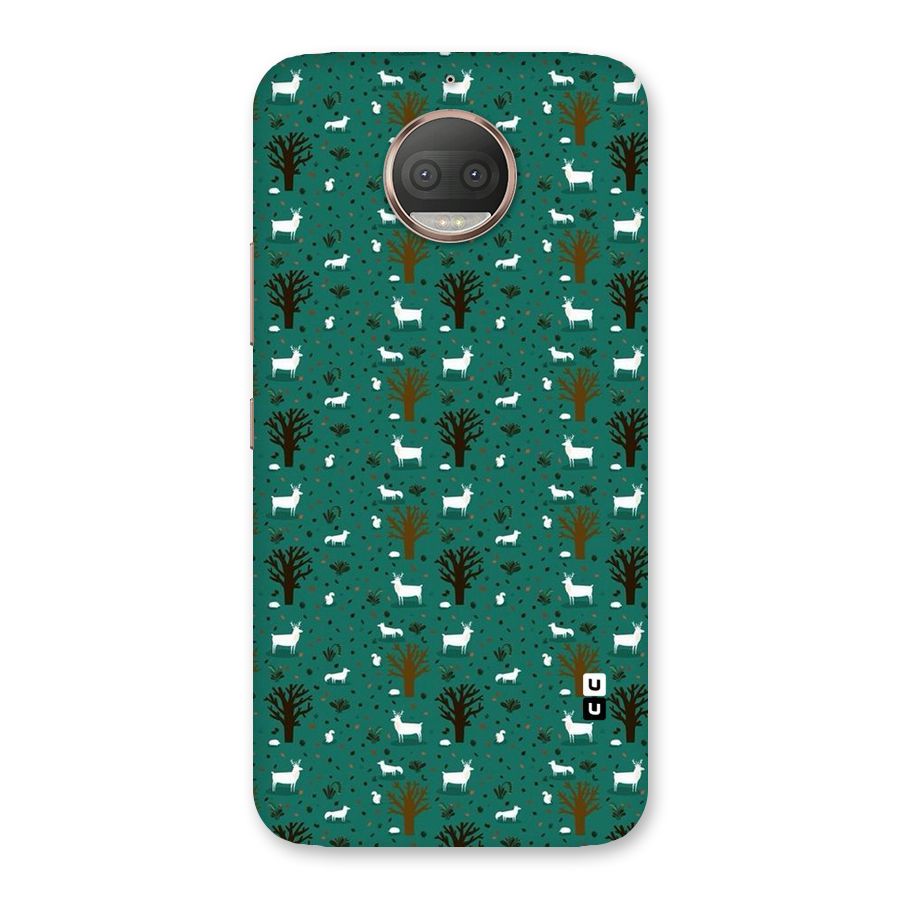 Animal Grass Pattern Back Case for Moto G5s Plus