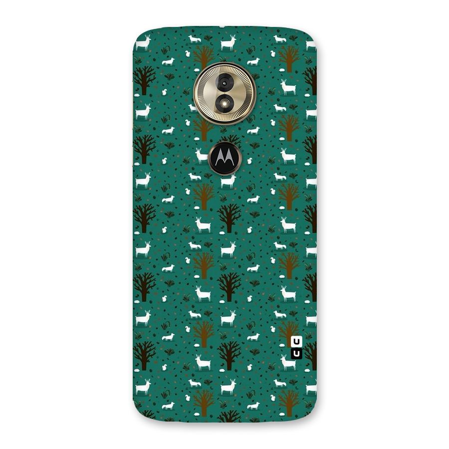 Animal Grass Pattern Back Case for Moto G6 Play