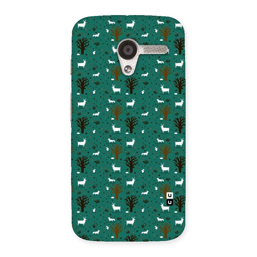 Animal Grass Pattern Back Case for Moto X