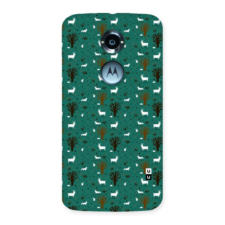 Animal Grass Pattern Back Case for Moto X 2nd Gen