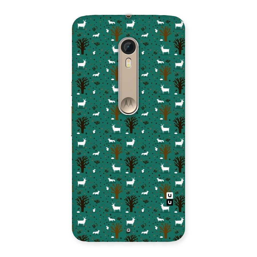 Animal Grass Pattern Back Case for Motorola Moto X Style