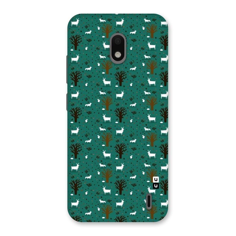Animal Grass Pattern Back Case for Nokia 2.2