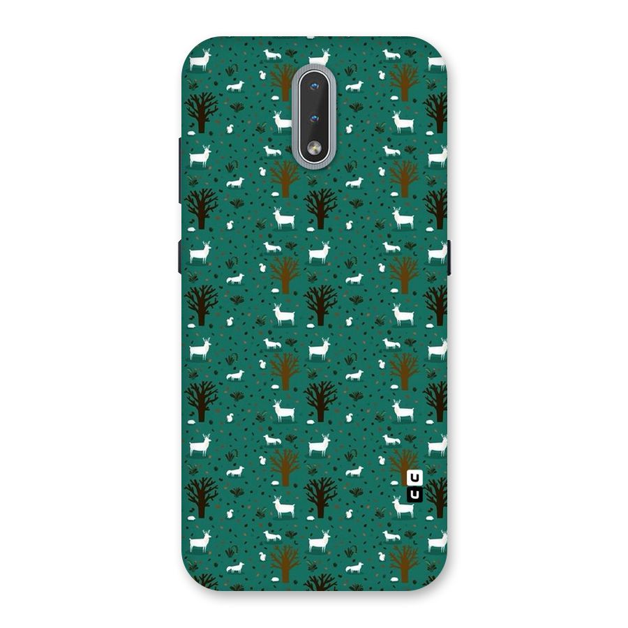 Animal Grass Pattern Back Case for Nokia 2.3