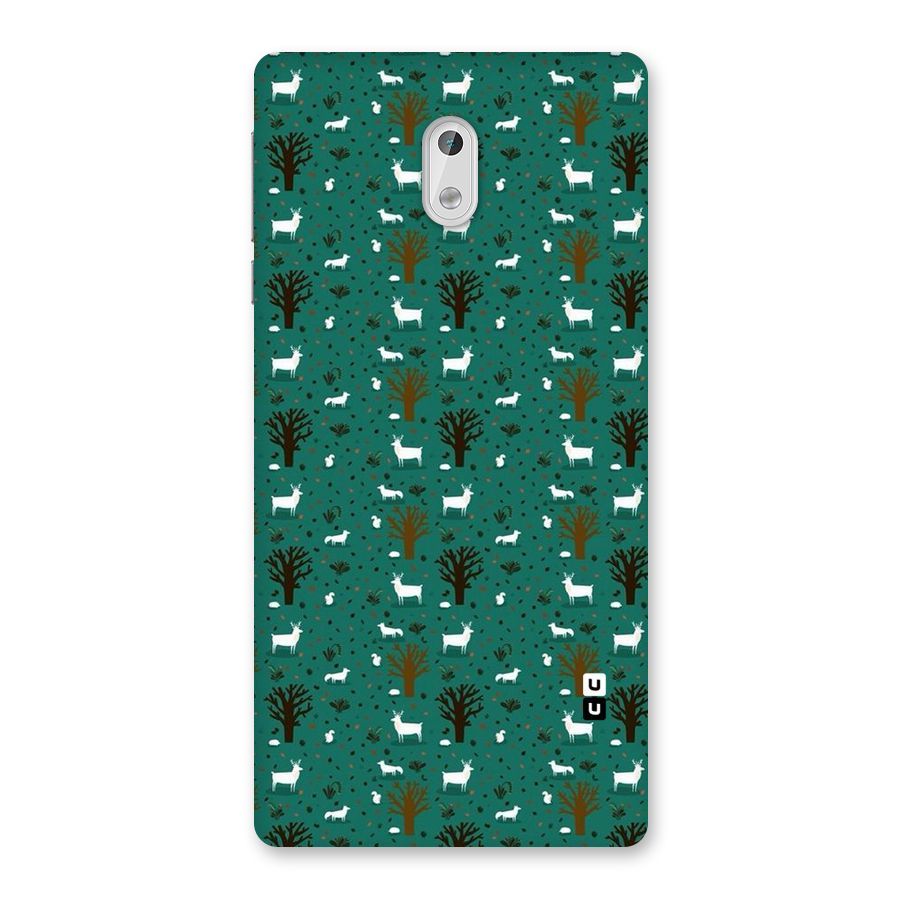 Animal Grass Pattern Back Case for Nokia 3