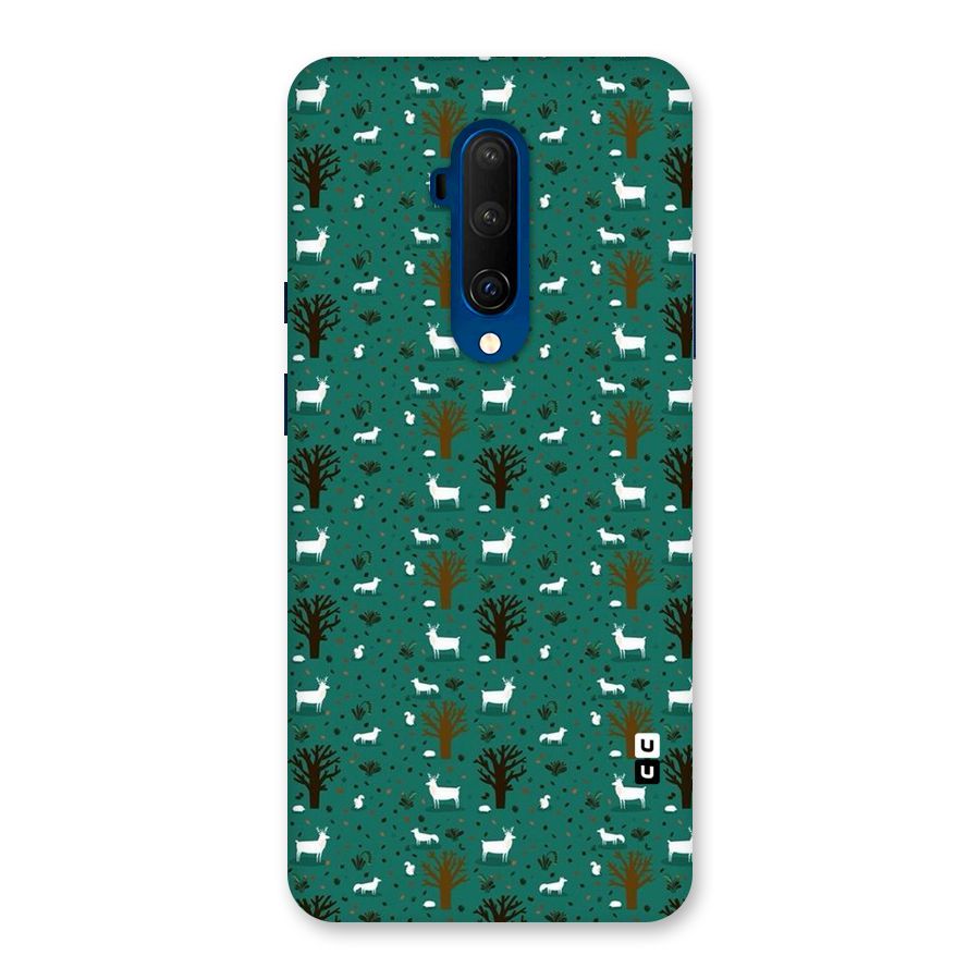 Animal Grass Pattern Back Case for OnePlus 7T Pro