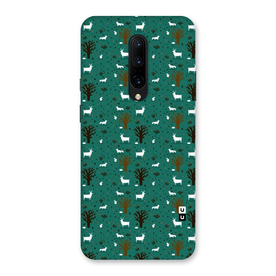 Animal Grass Pattern Back Case for OnePlus 7 Pro