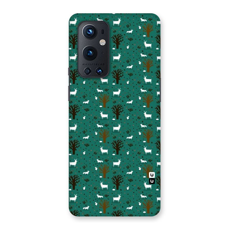 Animal Grass Pattern Back Case for OnePlus 9 Pro
