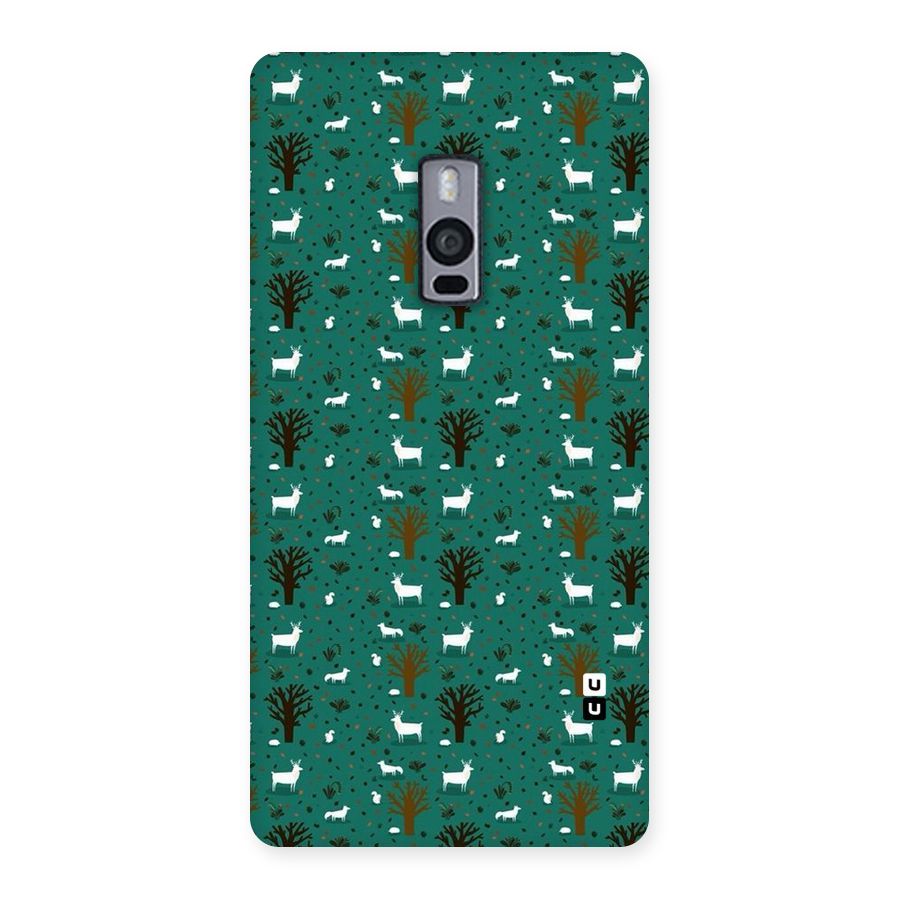 Animal Grass Pattern Back Case for OnePlus Two