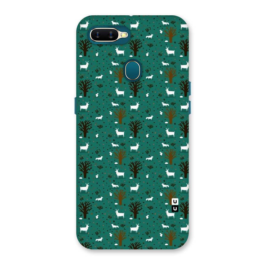 Animal Grass Pattern Back Case for Oppo A11k