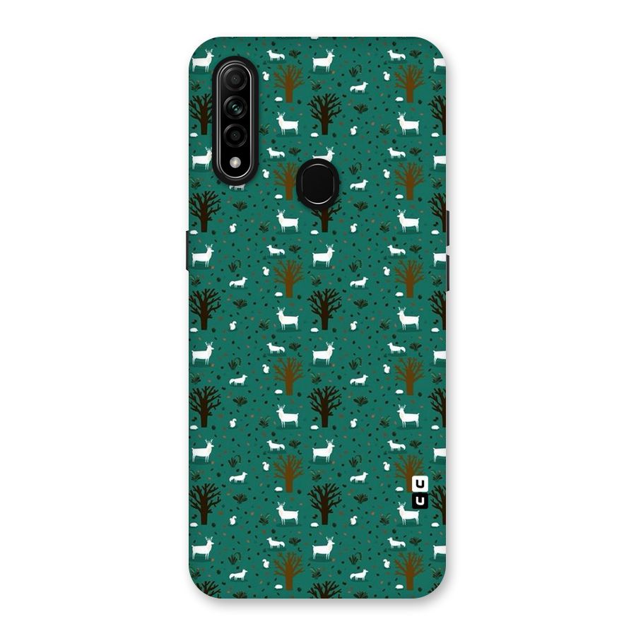 Animal Grass Pattern Back Case for Oppo A31
