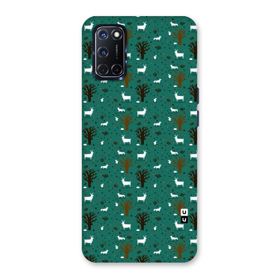 Animal Grass Pattern Back Case for Oppo A52