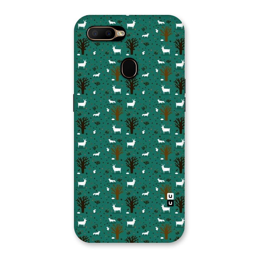 Animal Grass Pattern Back Case for Oppo A5s