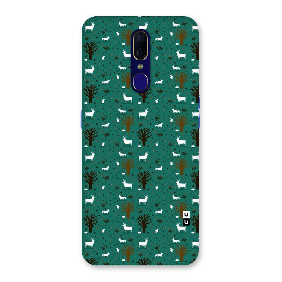 Animal Grass Pattern Back Case for Oppo F11