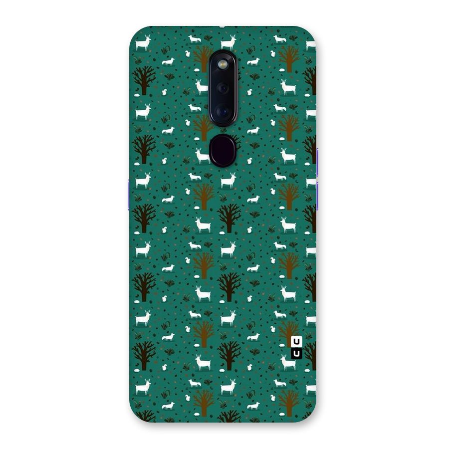 Animal Grass Pattern Back Case for Oppo F11 Pro