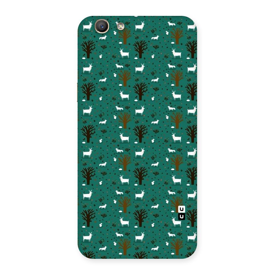 Animal Grass Pattern Back Case for Oppo F1s