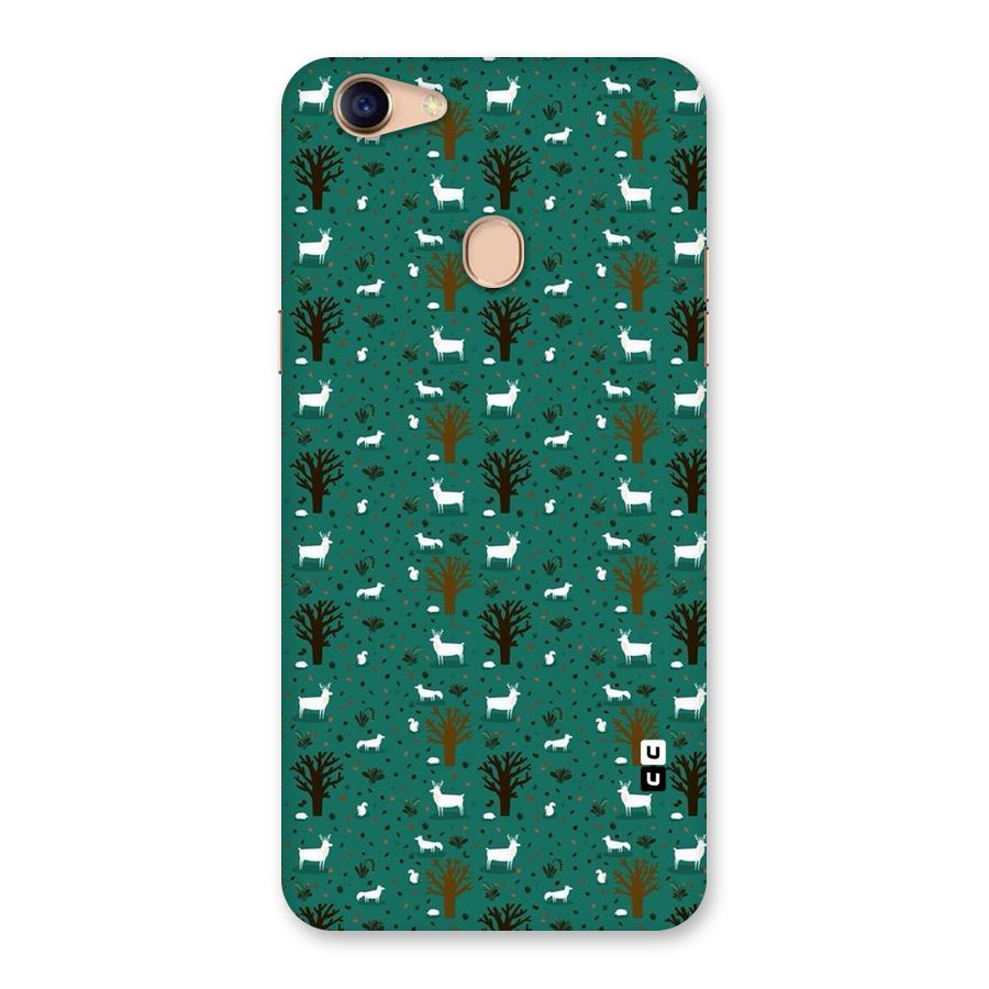 Animal Grass Pattern Back Case for Oppo F5