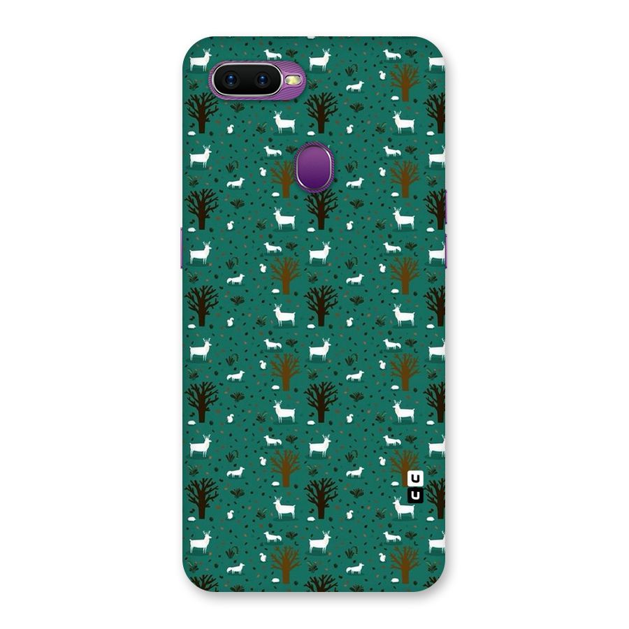 Animal Grass Pattern Back Case for Oppo F9
