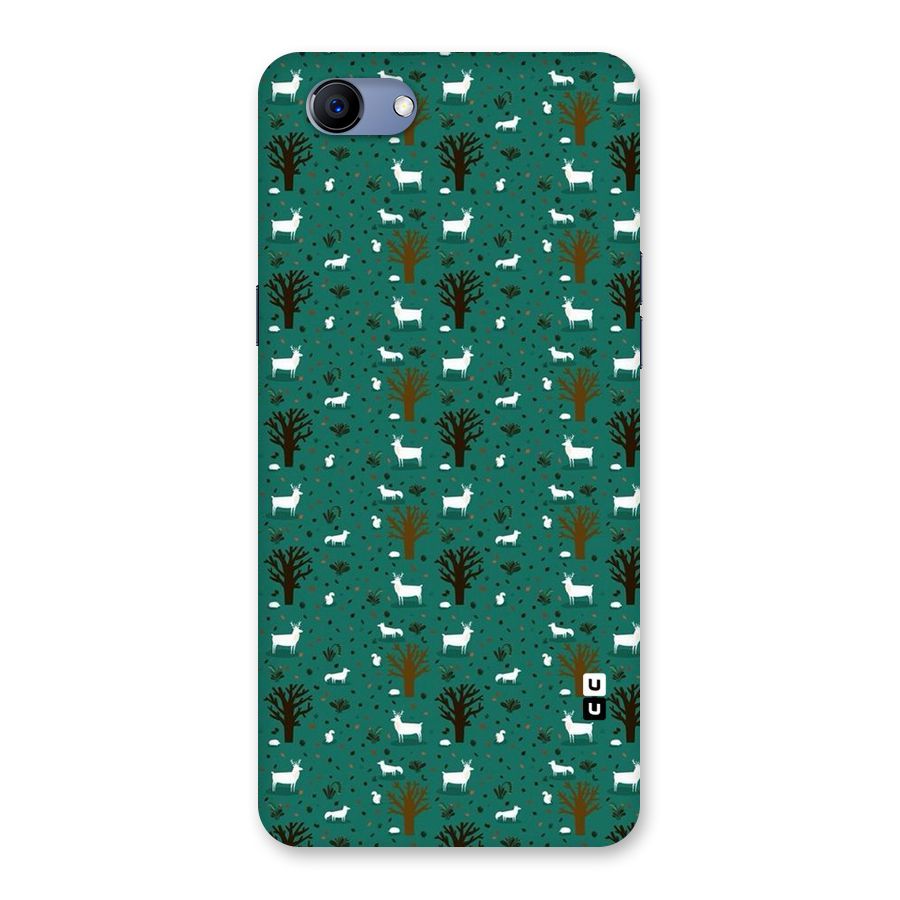 Animal Grass Pattern Back Case for Oppo Realme 1