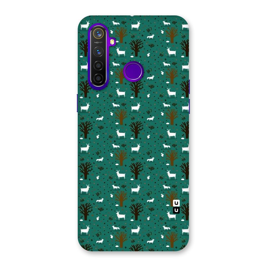 Animal Grass Pattern Back Case for Realme 5 Pro