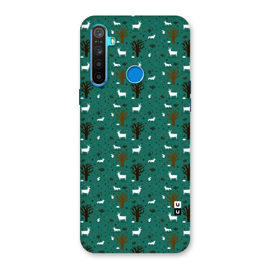 Animal Grass Pattern Back Case for Realme 5s