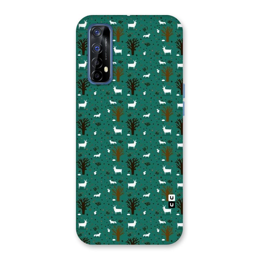 Animal Grass Pattern Back Case for Realme 7