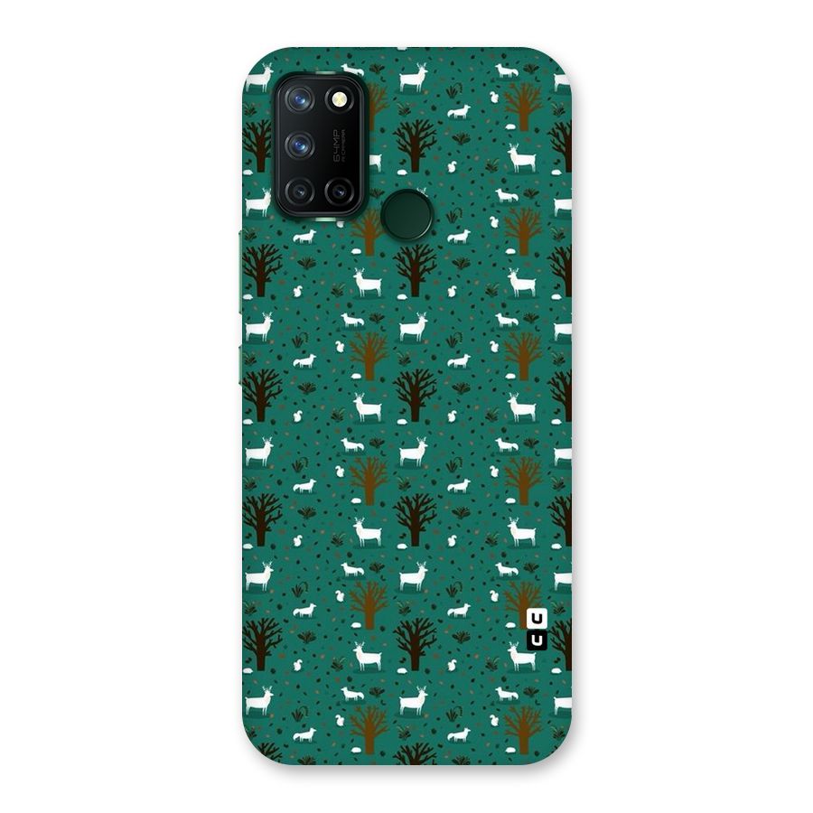 Animal Grass Pattern Back Case for Realme 7i