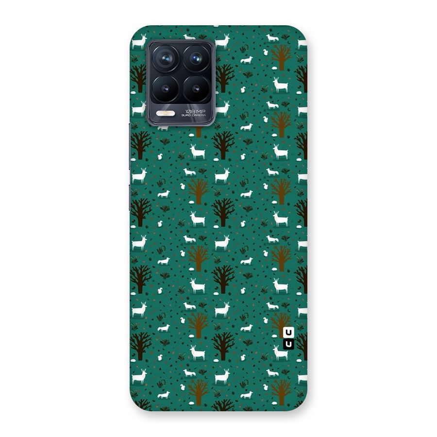 Animal Grass Pattern Back Case for Realme 8 Pro