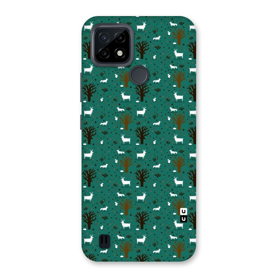 Animal Grass Pattern Back Case for Realme C21