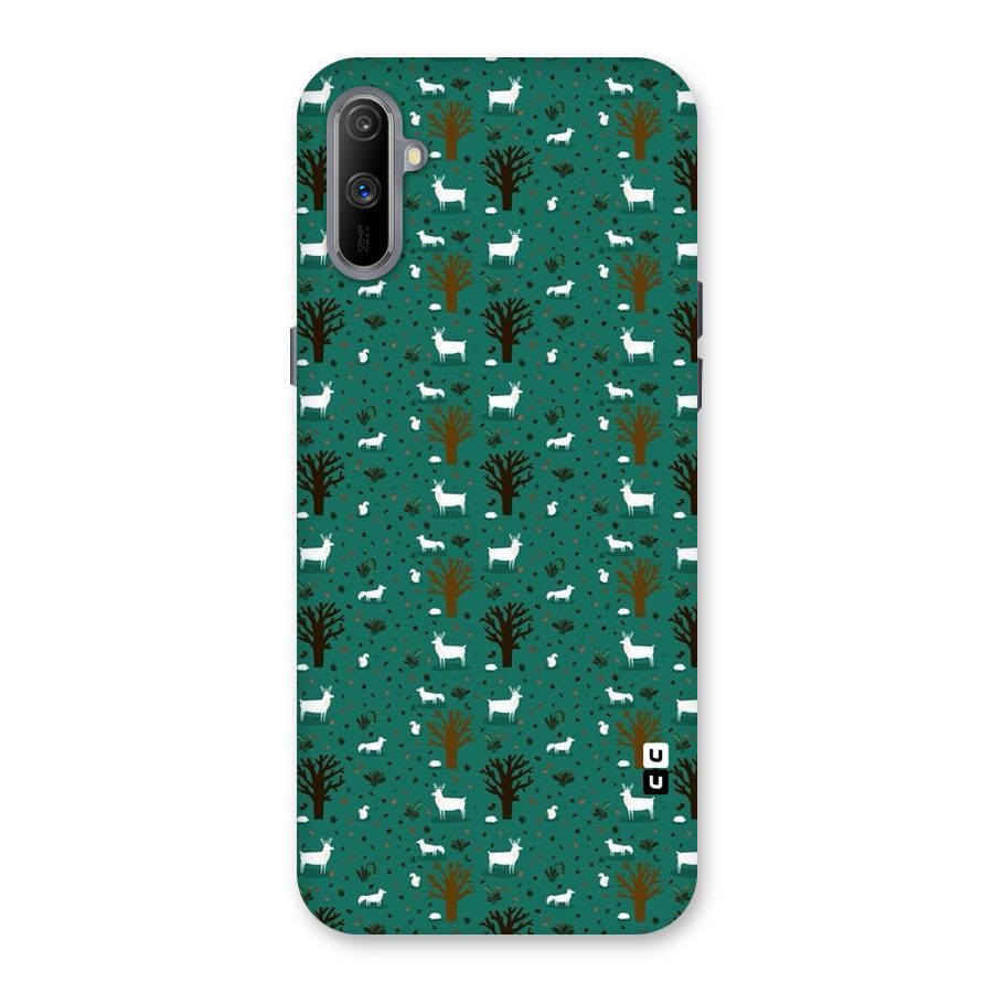 Animal Grass Pattern Back Case for Realme C3