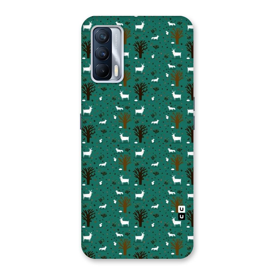 Animal Grass Pattern Back Case for Realme X7