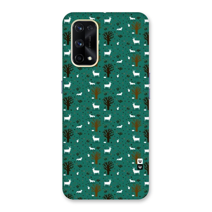 Animal Grass Pattern Glass Back Case for Realme X7 Pro