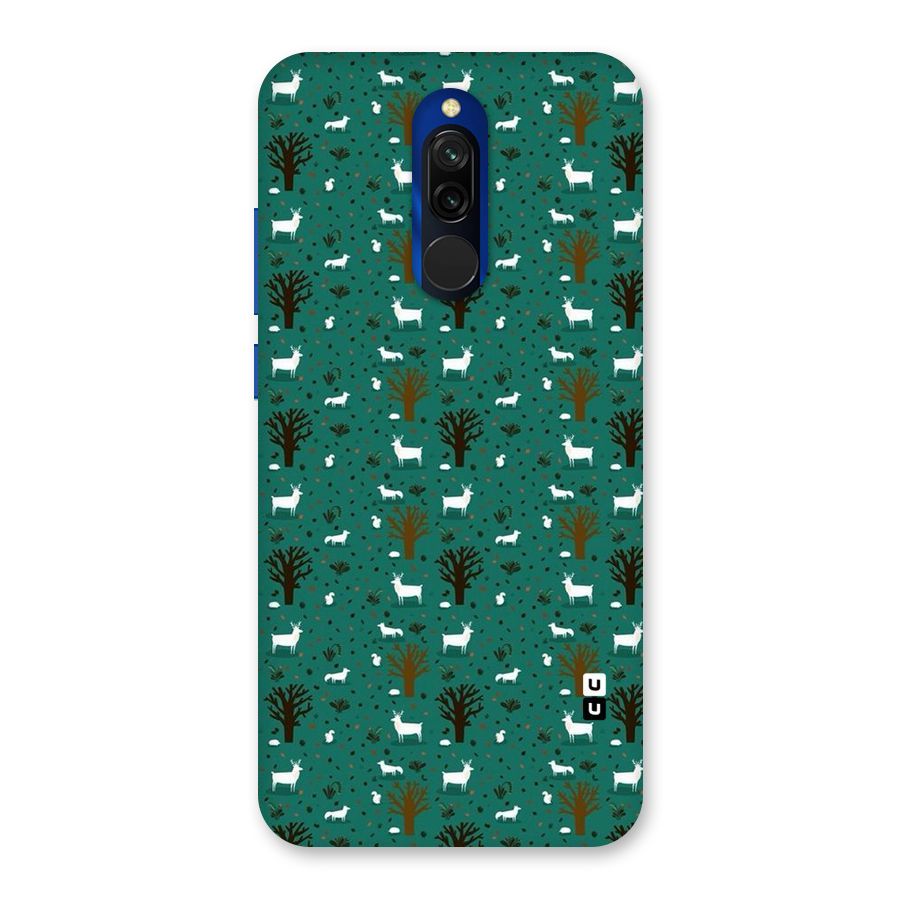 Animal Grass Pattern Back Case for Redmi 8