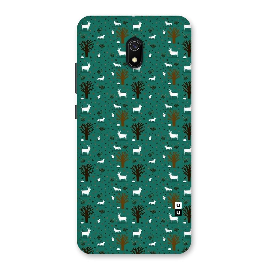Animal Grass Pattern Back Case for Redmi 8A