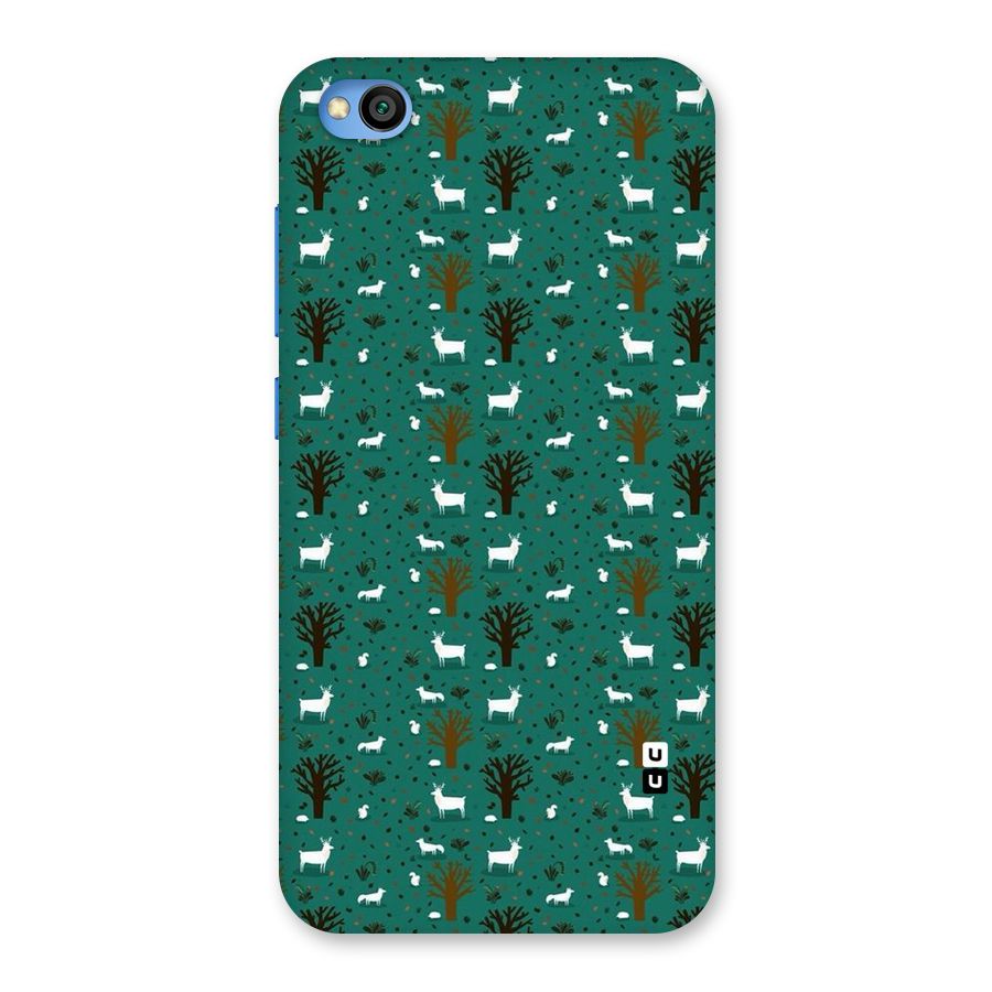 Animal Grass Pattern Back Case for Redmi Go