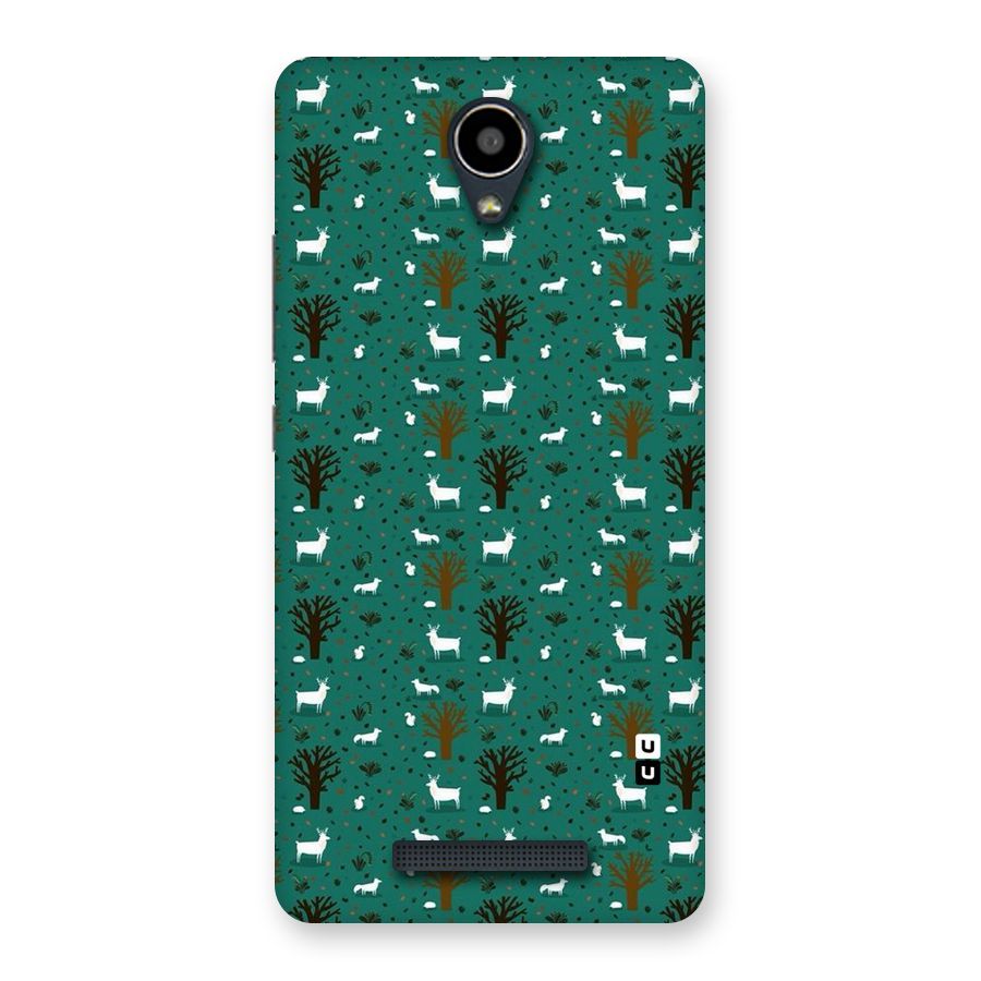 Animal Grass Pattern Back Case for Redmi Note 2
