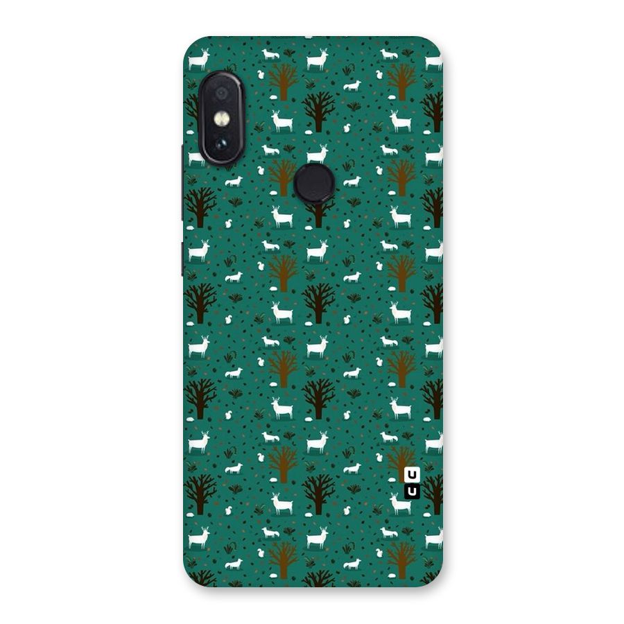 Animal Grass Pattern Back Case for Redmi Note 5 Pro
