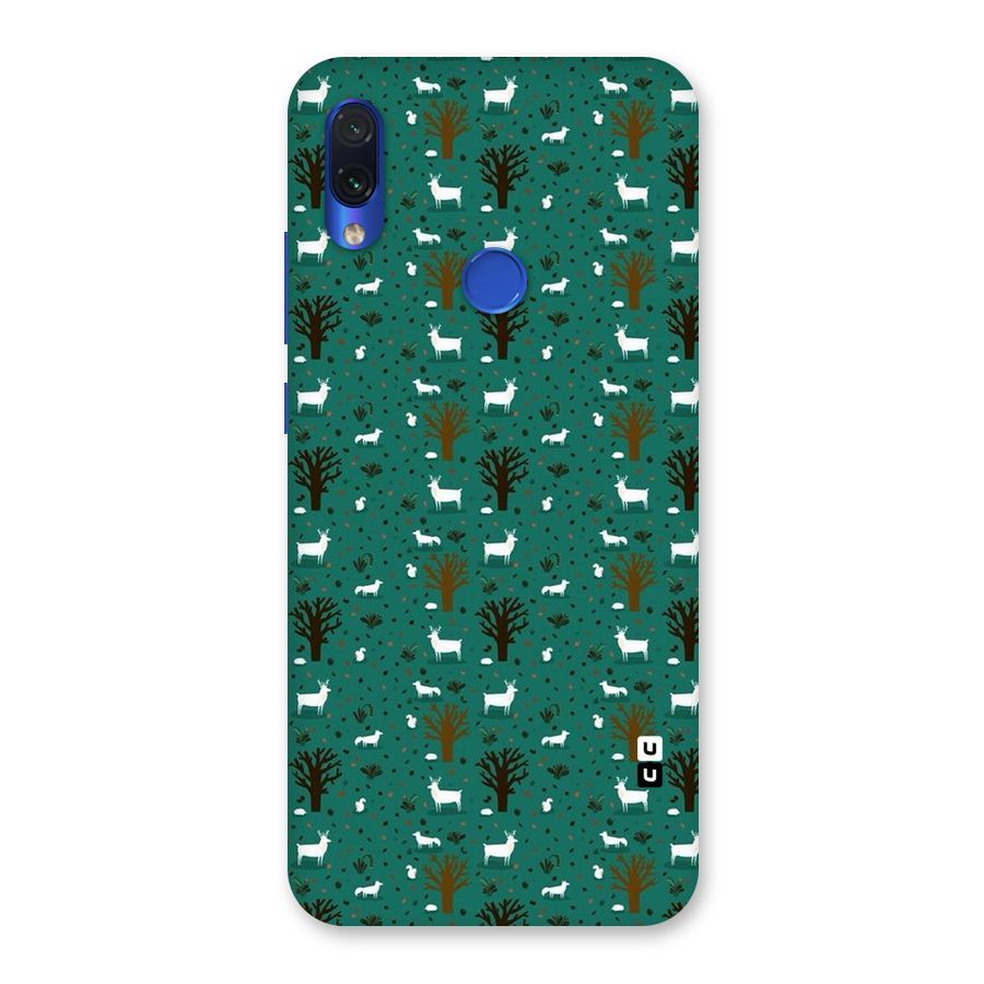 Animal Grass Pattern Back Case for Redmi Note 7