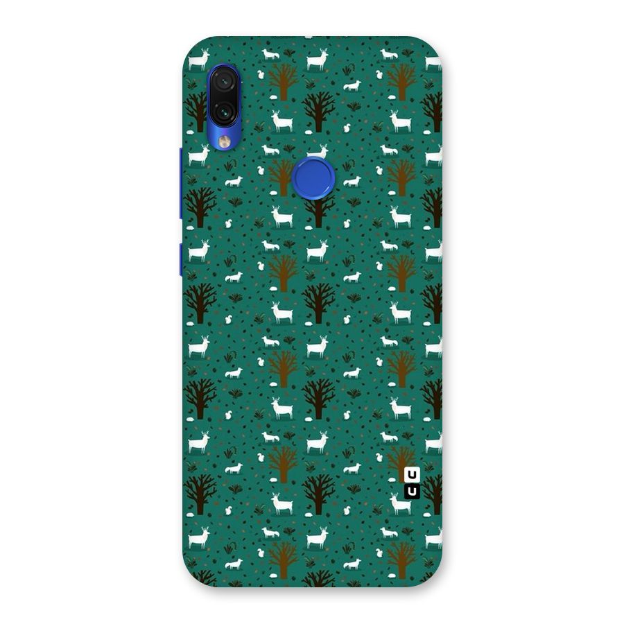 Animal Grass Pattern Back Case for Redmi Note 7S