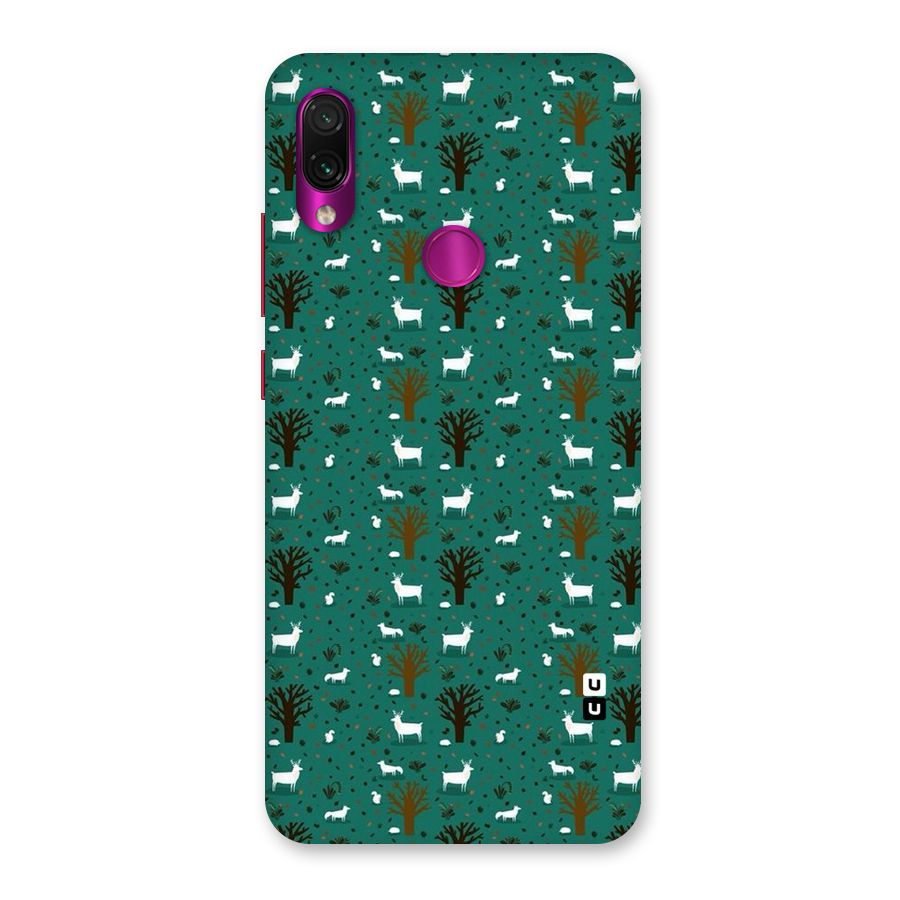 Animal Grass Pattern Back Case for Redmi Note 7 Pro