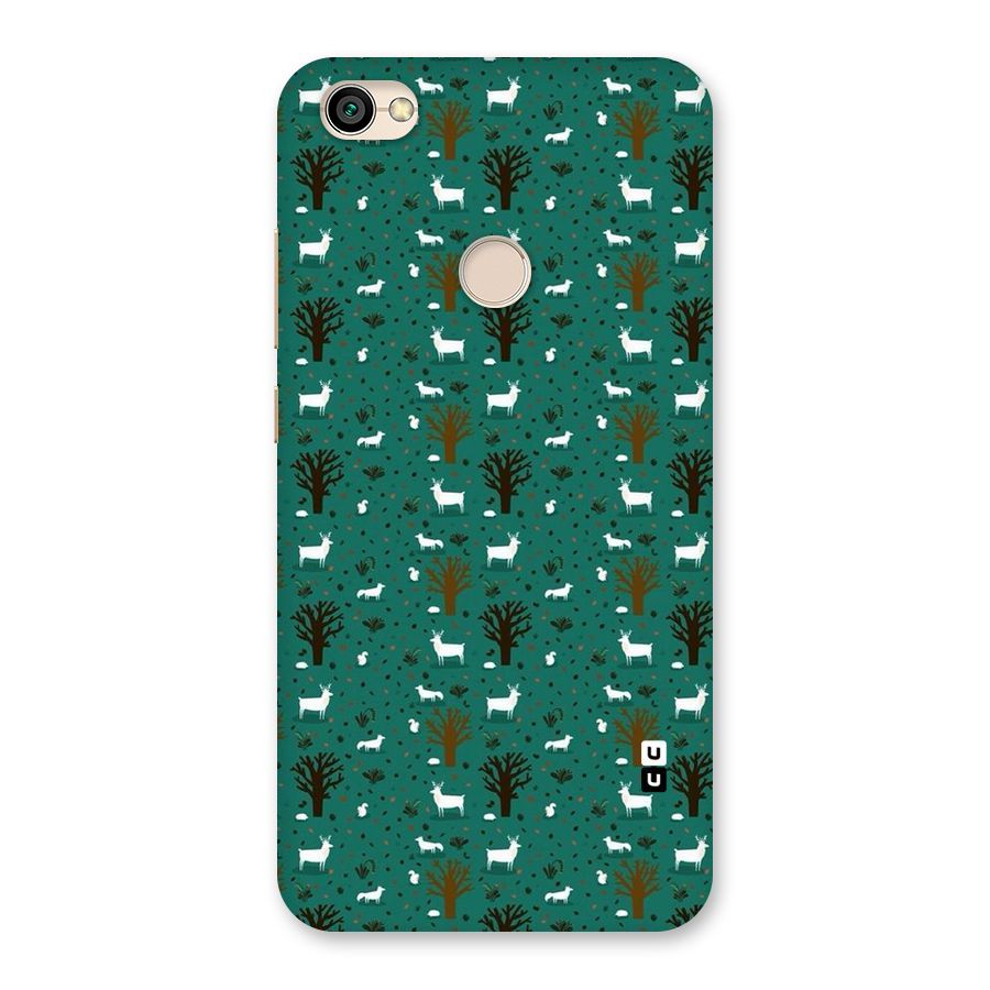 Animal Grass Pattern Back Case for Redmi Y1 2017
