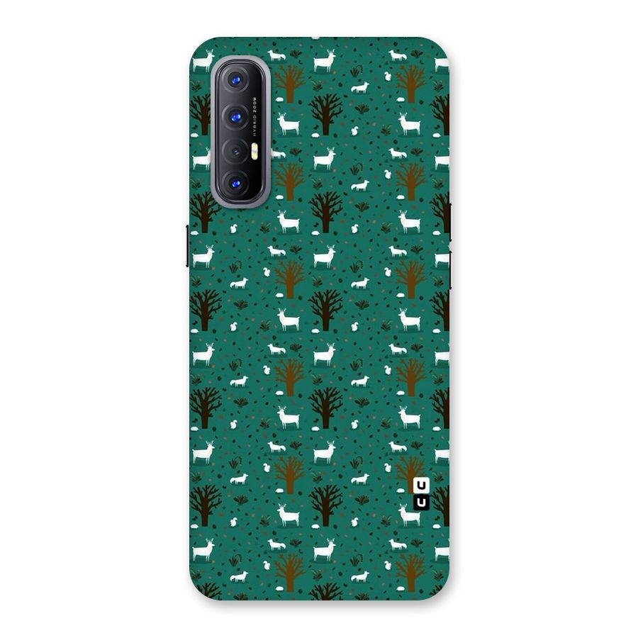 Animal Grass Pattern Back Case for Reno3 Pro