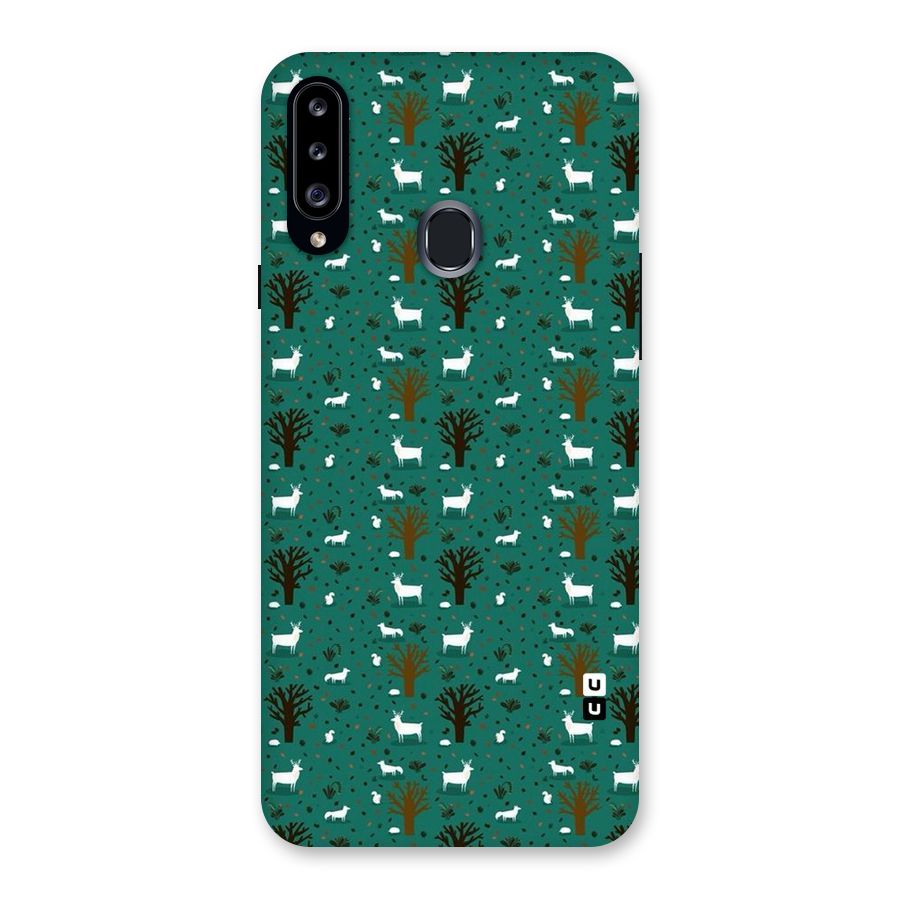 Animal Grass Pattern Back Case for Samsung Galaxy A20s