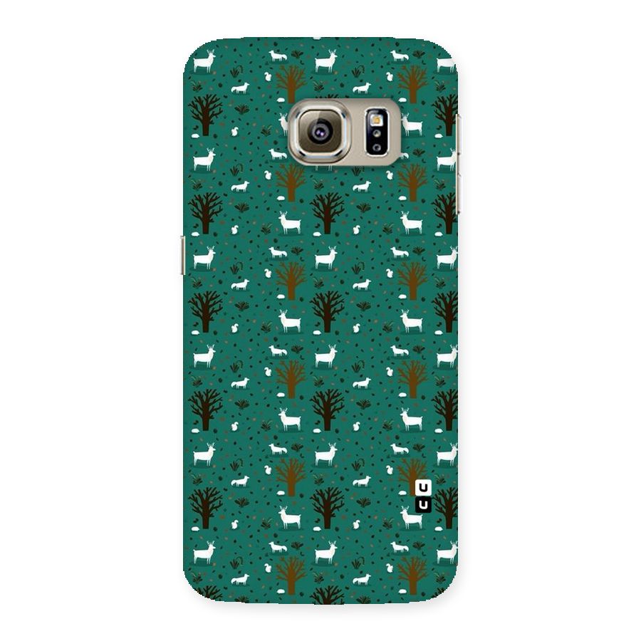 Animal Grass Pattern Back Case for Samsung Galaxy S6 Edge