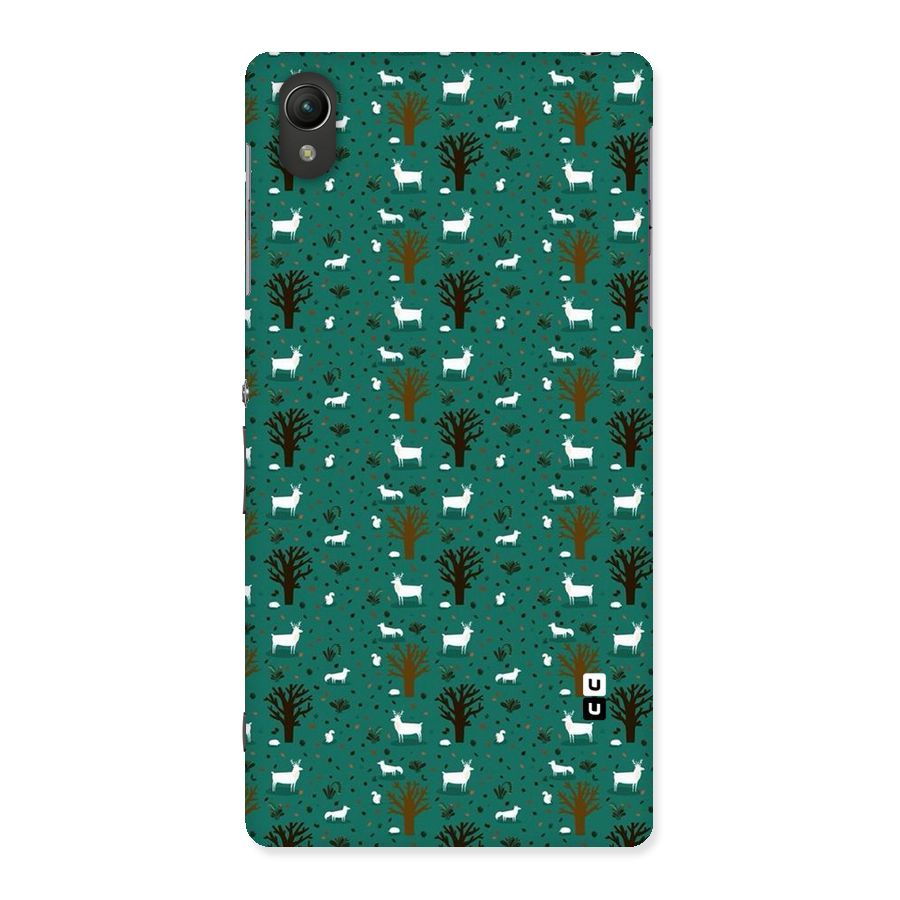 Animal Grass Pattern Back Case for Sony Xperia Z2