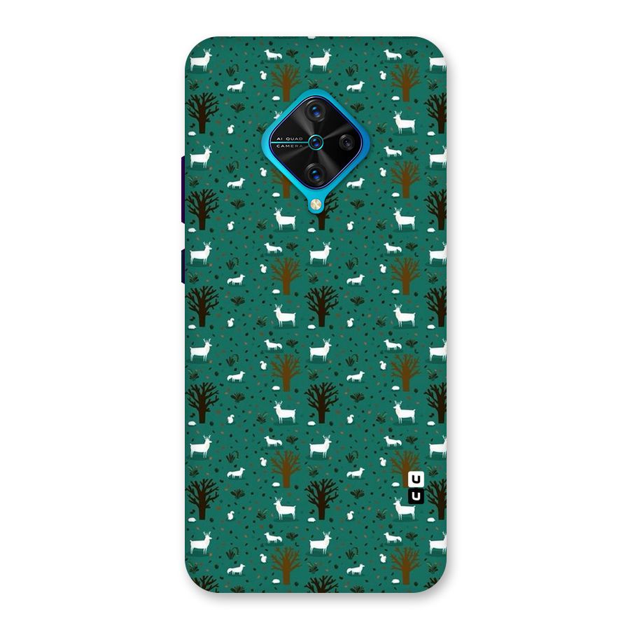 Animal Grass Pattern Back Case for Vivo S1 Pro