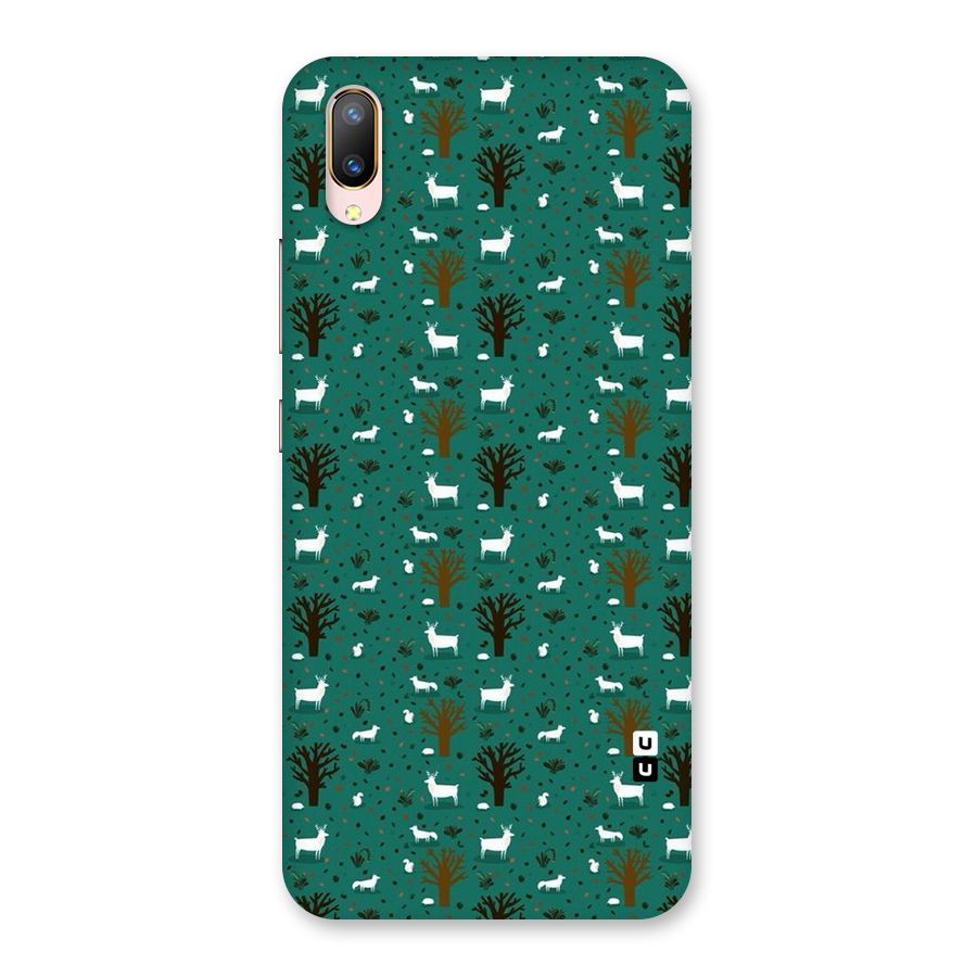 Animal Grass Pattern Back Case for Vivo V11 Pro